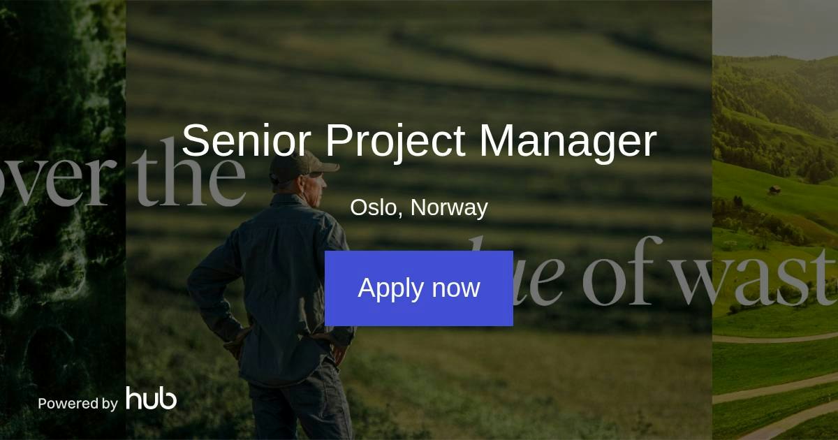 The Hub | Senior Project Manager | Antec Biogas AS