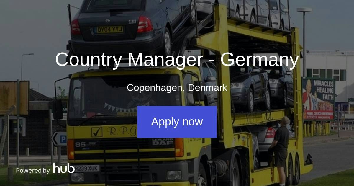 The Hub | Country Manager - Germany | Autoholly