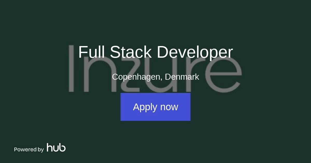The Hub | Full Stack Developer | Inzure