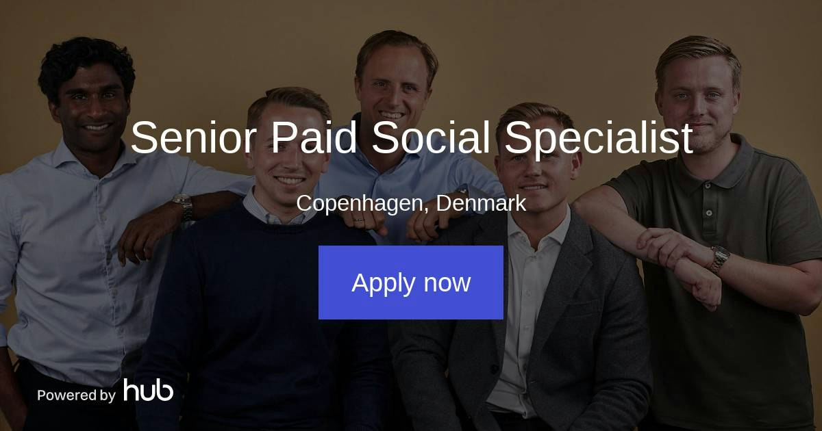 The Hub | Senior Paid Social Specialist | Mercive