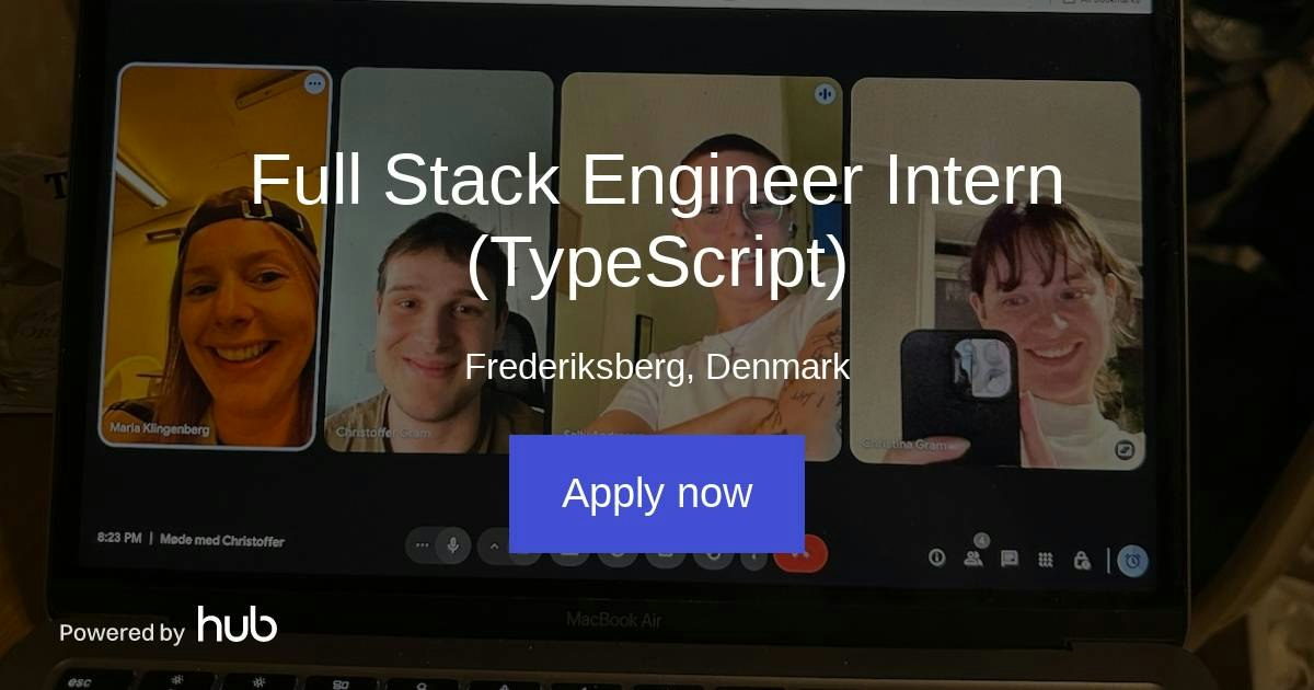 The Hub | Full Stack Engineer Intern (TypeScript) | Spuddle