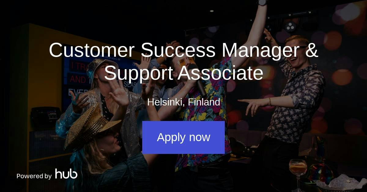 The Hub | Customer Success Manager & Support Associate | Singa