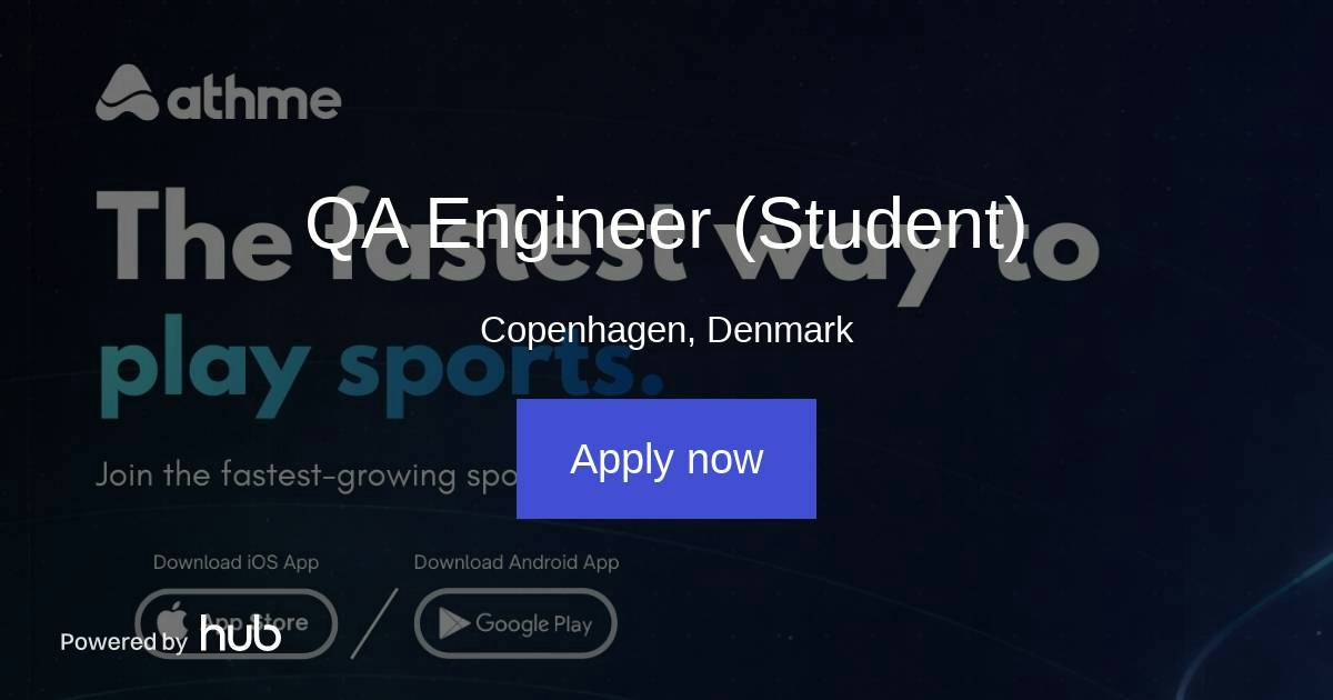 The Hub | QA Engineer (Student) | athme
