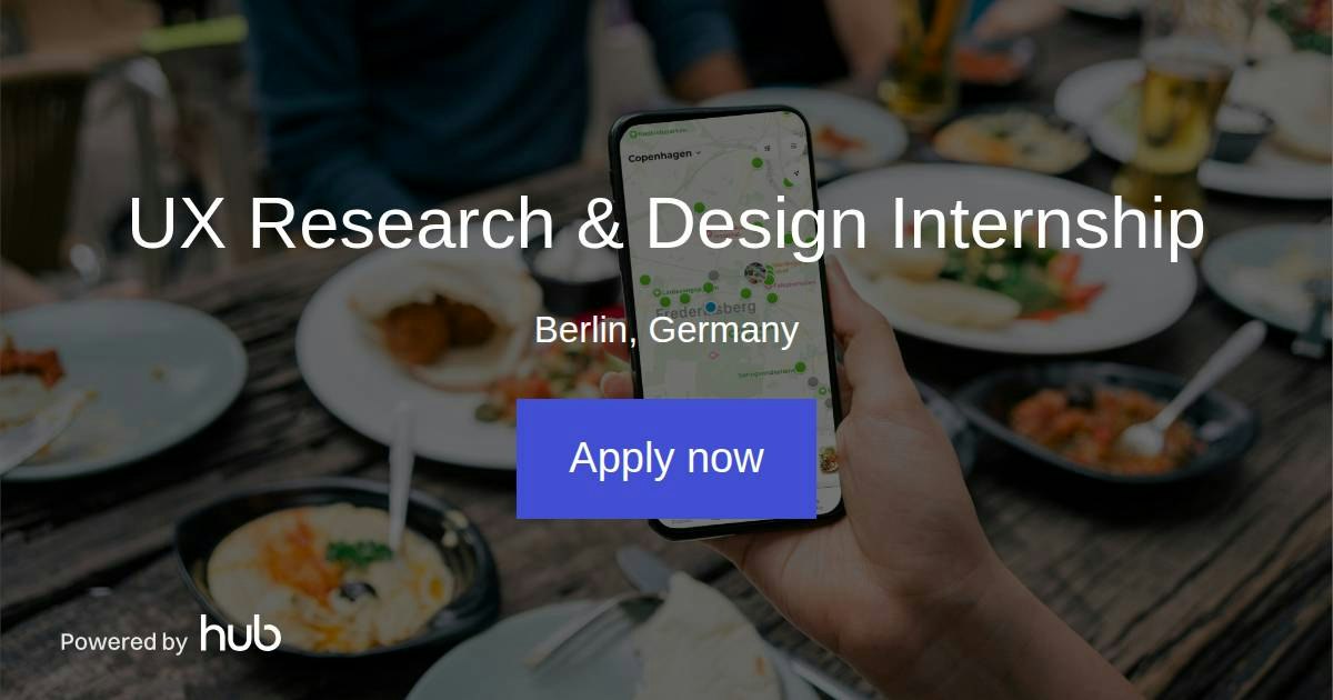 The Hub | UX Research & Design Internship | FlavorScale