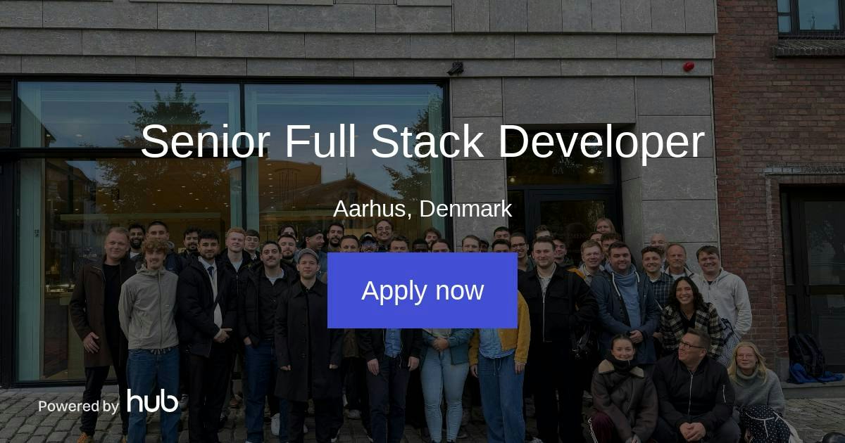The Hub | Senior Full Stack Developer | Adversus