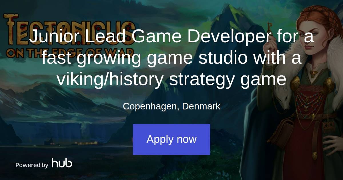 The Hub | Junior Lead Game Developer for a fast growing game studio ...