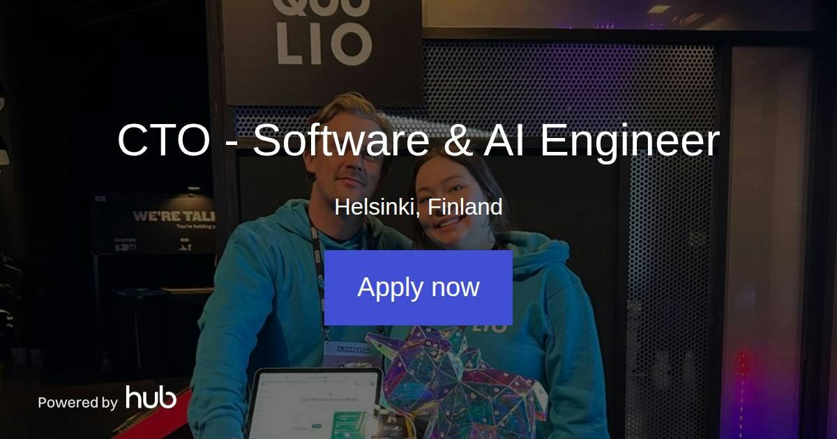 The Hub | CTO - Software & AI Engineer | Quulio