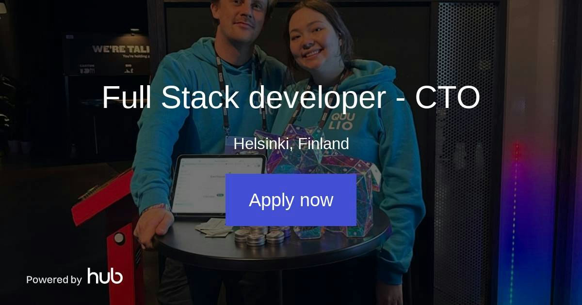 The Hub | Full Stack developer - CTO | Quulio