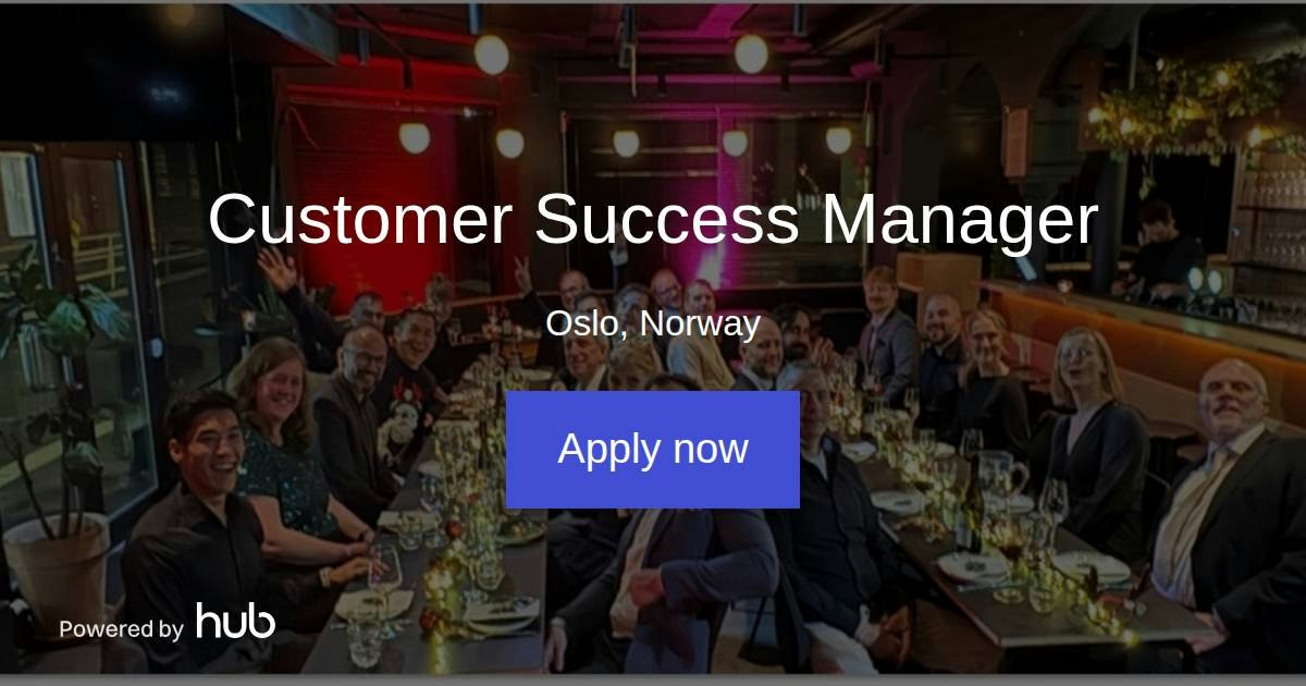 The Hub | Customer Success Manager | Mimiro