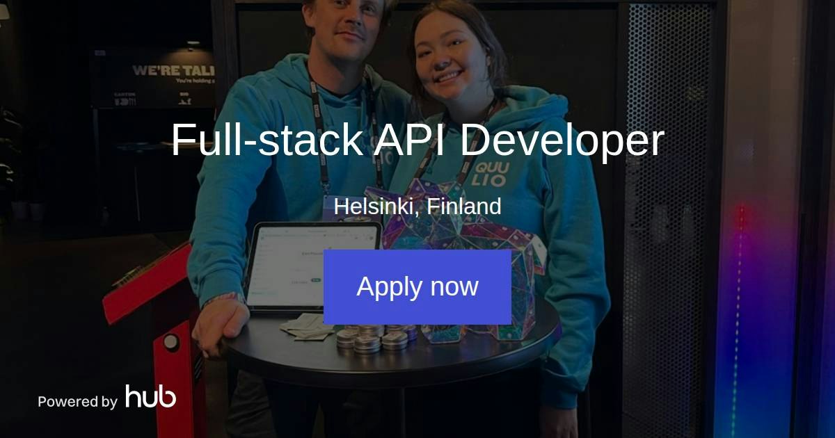 The Hub | Full-stack API Developer | Quulio