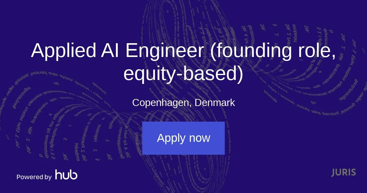 The Hub | Applied AI Engineer (founding role, equity-based) | Juris Legal