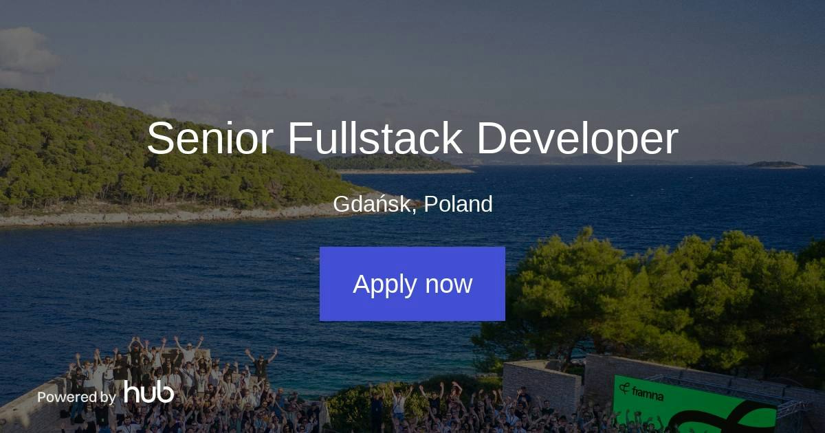 The Hub | Senior Fullstack Developer | Framna